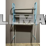 Полка над стиральной машиной Machine Rack голубая